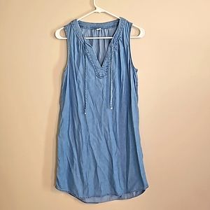 Jean short sleeve dress